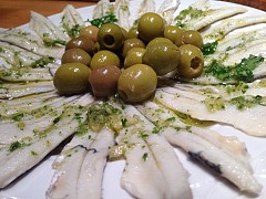 Cazuela de Gambas al ajillo
